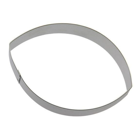 Football Cookie Cutter 4.75 in - Foose Cookie Cutters - US Tin Plate Steel - B1410