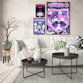 thumbnail image 4 of póster periférico de anime Sanrio Kuromi, impresiones de buena calidad, decoración vintage para habitación, bar, cafetería, arte estético, pintura de pared, 4 of 5