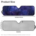 thumbnail image 3 of Psesaysky Purple Galaxy Car Windshield Sun Shade for Car Front Window Block UV Rays Foldable Sun Visor Protector Sunshade to Keep Your Vehicle Cool 52.95”x 16.14”, 3 of 7