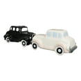 thumbnail image 4 of Black and White Vintage Retro Antique Cars Magnetic Salt And Pepper Shakers, 4 of 8