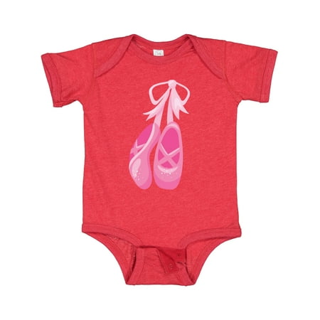 

Inktastic Ballet Shoes Ballet Slippers Ballet Dance Pink Gift Baby Girl Bodysuit
