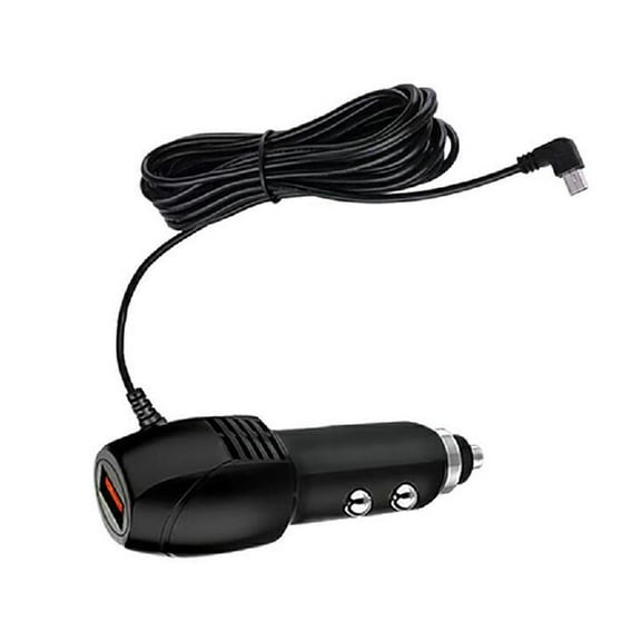 USB and Mini USB Car Charger for GPS and Dash Cam 5V 2A for 12V-36V Input