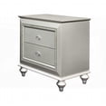 thumbnail image 4 of Champagne 2-Drawer Nightstand - Elegant Storage with Trim, 4 of 7
