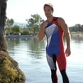 thumbnail image 2 of Hyper Blue/Red Wetsuit | 2 Piece Set | John & Jacket | PWC Ride & Race (Small (Photography Sample)), 2 of 9