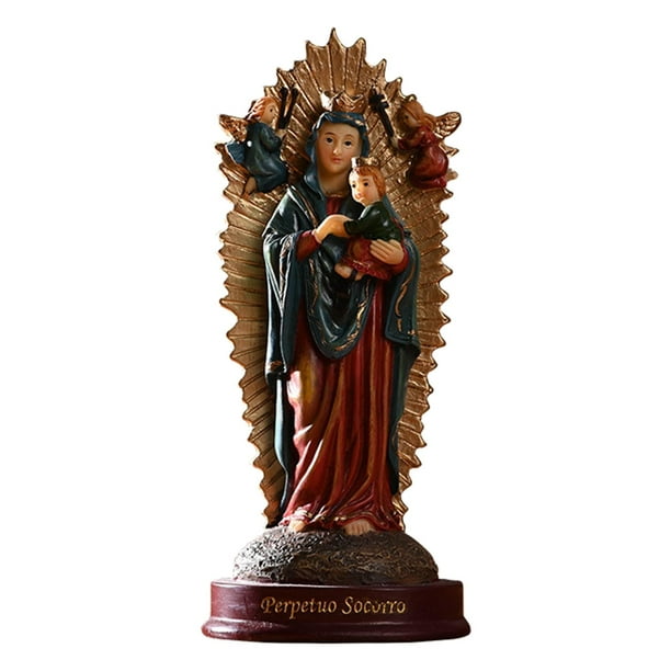 Virgen María Estatua de Resina Fundida Griega Sunnimix Escultura Decoración de 6 Pulgadas estatua de la virgen maría