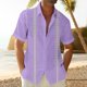 thumbnail image 2 of Hawaiian Shirt For Men, Men's Vintage Button Down Bowling Shirts Short Sleeve Summer Beach Shirt L, 2 of 5