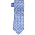 thumbnail image 1 of The Men's Store Cravate Médaillon Fleur Auto-Nouée pour Hommes, Bleu, Long (60 Po et Plus), 1 of 1