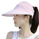 thumbnail image 1 of Sombrero para el sol plegable de ala ancha con cremallera, gorra para el cuello con bloqueo UV, sombrero para el sol de playa para verano al aire libre, 1 of 5