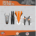 thumbnail image 2 of Kalair GFX Graphics Kit for KTM ENDURO 150XC-W, 250XC-W, 300XC-W, 250EXC-F, 350EXC-F and 500EXC-F (2017-2019) Bold Series, 2 of 5