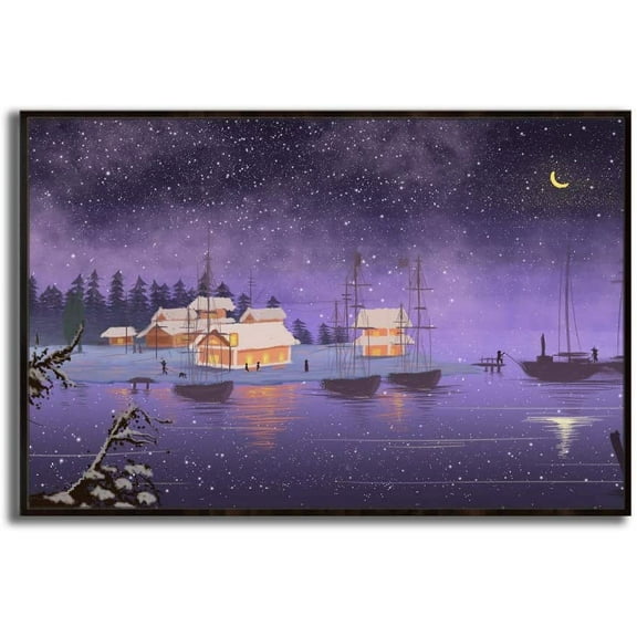 IDEA4WALL Framed Canvas Wall Art for Living Room, Bedroom Dreamland Theme Canvas Prints for Modern Home Decoration Ready to Hang