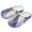 Purple Wolf Moon, variant on Purple Wolf Moon Print Closed Toe House Slippers for Woman Men Soft Cotton Indoor Shoes Memory Foam Slip On Bedroom Slippers, Size 6-7