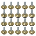 thumbnail image 1 of Farboat 20 niveladores de patas giratorios M6 para muebles de 1.0 in de altura, nivelación ajustable para mesas, sillas, armarios, elevador (dorado), 1 of 4