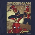 thumbnail image 2 of Men's Marvel Spider-Man: No Way Home Three Panel Poster  Graphic Tee Navy Blue Medium, 2 of 5