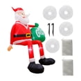 thumbnail image 3 of Decoración navideña inflable de Papá para exteriores con accesorios de montaje y bolsa de regalo grande. Adorno navideño iluminado para fiestas, 3 of 8