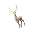 thumbnail image 2 of Décoration de Cerf Collection Maison Bureau Rennes Debout Assis Ornements de Vin Debout Rouge, 2 of 9