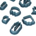 thumbnail image 4 of 142 unids azul oscuro polímero arcilla cortadores conjunto plástico polímero arcilla cortador herramientas DIY arcilla joyería pendiente haciendo kit regalos, 4 of 8
