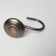 thumbnail image 2 of Ganchos para cortina de ducha, círculo de cuentas, bronce aceitado, 2 of 4