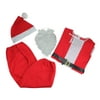 Northlight Red and White Unisex Adult Christmas Santa Hat Costume Accessory - One Size