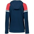 thumbnail image 4 of Holloway Sportswear L Womens RETRO GRADE JACKET Navy/Scarlet 229761, 4 of 5