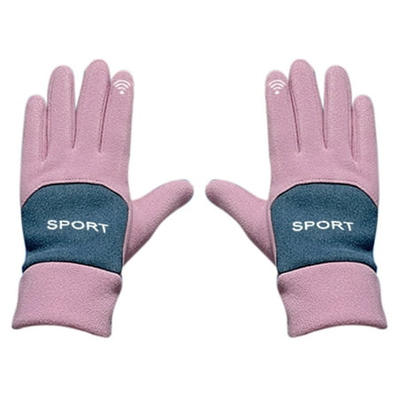 

DGHM Winter Gloves Men Ladies Winter Warm Gloves Work Gloves Running Driving Cycling Work Hiking Winter New Year Gifts