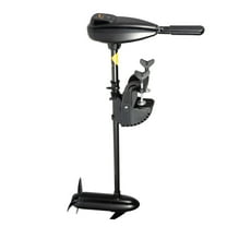 Miumaeov 12V 1.2HP 80lbs Thrust Electric Trolling Outboard Motor 12V 80lbs Brush Fishing Boat Engine Heavy Duty