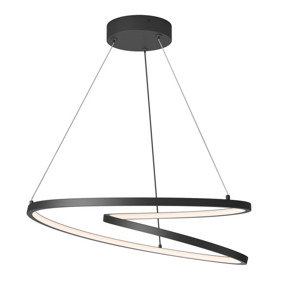 Artika Salto Modern LED Pendant Light Fixture, Black