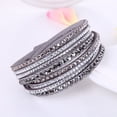 thumbnail image 4 of Women Bracelet Multi-layer Rhinestones Jewelry Exquisite Bohemian Bracelet for Beach, 4 of 7