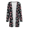 thumbnail image 4 of LOVZFMLL Cardigan pour Femmes Mode Halloween Imprimé Chemise Décontractée à Manches Longues Cardigan, 4 of 5