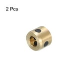 thumbnail image 3 of Sleeve Bearings 5mm/0.2" Bore,10mm/0.39" OD,10mm/0.39" Height,Wrapped Oilless Bushings Brass Graphite,Pack of 2, 3 of 4