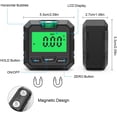 thumbnail image 4 of Digital Angle Meter - Angle Meter - Inclinometer - Digital Angle Finder - Magnetic - With LCD Screen - Precision Inclinometer - Compact Waterproof Spirit Level - Battery not included, 4 of 6