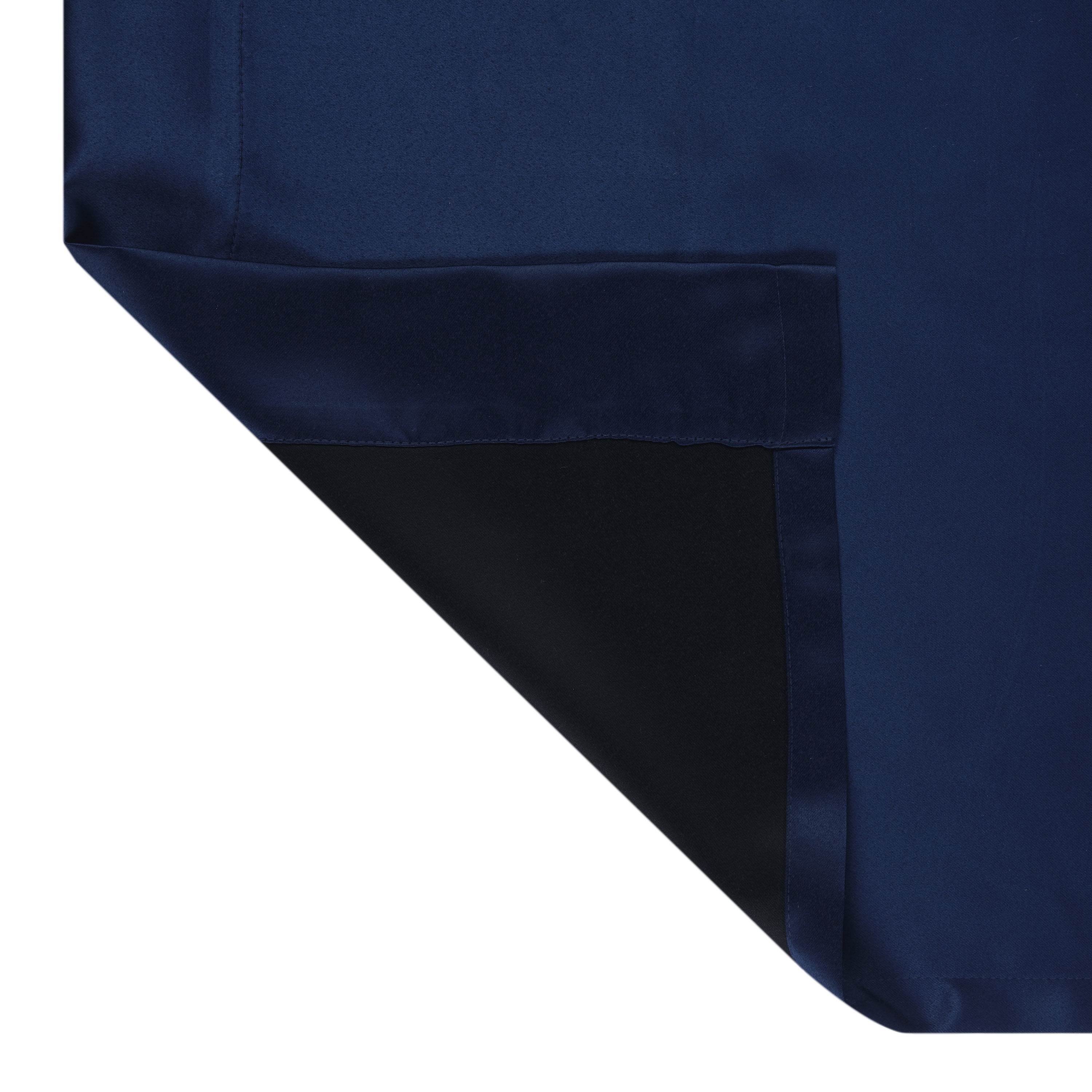 Your Zone Solid Blackout Curtain Panel Pair, Set of 2, Blue Cove, 30" W x 95" L