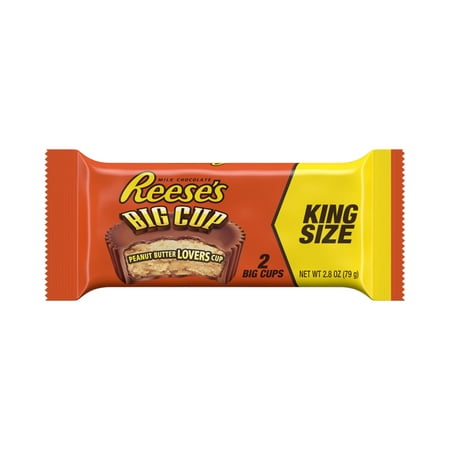 UPC 034000430956 product image for Reese's, Big Cup King Size Peanut Butter Cups, 2.8 Oz | upcitemdb.com