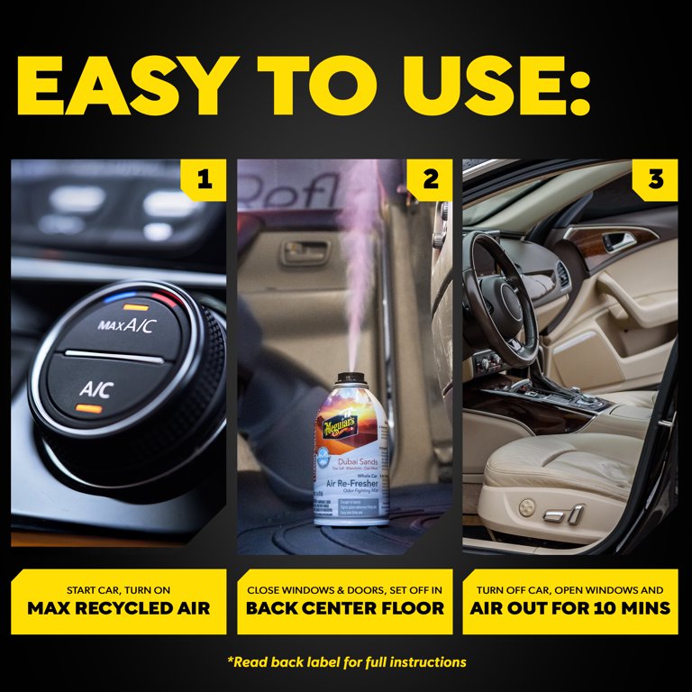 Meguiar's Whole Car Air Re-Fresher, Dubai Sands, 2 oz photo 6