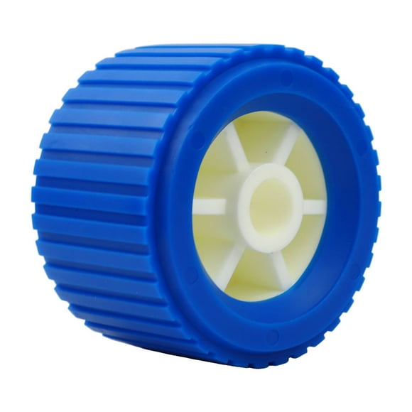 1pcs Boat Trailer Ribbed Wobble Rollers 108x75x19mm Wheel For Boat Yacht Trailer