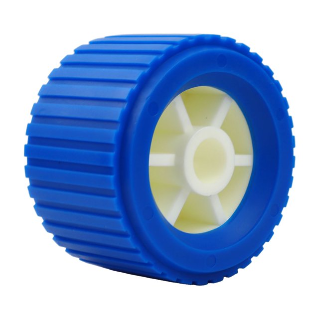 1pcs Boat Trailer Ribbed Wobble Rollers 108x75x19mm Wheel For Boat Yacht Trailer