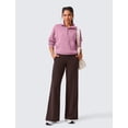thumbnail image 4 of Pantalones CRZ YOGA Butterlift, cintura alta, pierna ancha, marrón, XL, mujer, 4 of 4