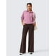 thumbnail image 4 of Pantalones CRZ YOGA Butterlift, cintura alta, pierna ancha, marrón, XL, mujer, 4 of 4
