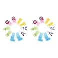 thumbnail image 3 of Advancent 10 Pieces Cartoon Dessert Fruit Forks Supplies Cakes Mini Sandwich Appetizers Portable Holiday Flatware Kids Kitchen Egg 60 mm 2piezas Advancent CBP054845, 3 of 5