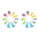 thumbnail image 2 of Kearding 10 Pieces Cartoon Dessert Fruit Forks Appetizers Portable Kitchen Sandwich Flatware Kids Supplies Cakes Mini Holiday Egg 60 mm 2piezas Kearding CBP054845, 2 of 5