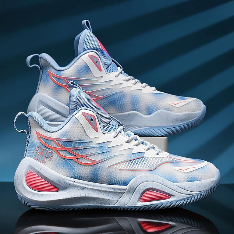 High Top Womens Mens Basketball Shoes Breathable Non Slip  display picture 1