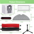 thumbnail image 6 of Replacement Parts Accessories Kit Compatible with Roborock S8 S8+ S8 Pro Ultra Robot Vacuum, 1 Set Main Brush, 4 HEPA Filters, 6 Side Brushes, 4 Mop Cloth Pads, 6 of 7