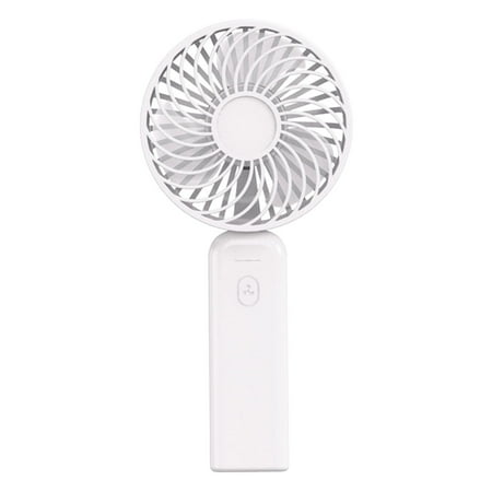 

MIARHB Mini Handheld Hanging Neck Desktop Stand Folding Mute Portable USB Small Fan