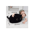 thumbnail image 3 of Almohada De Peluche De Gato Negro, Almohada De Sofá Con Dise, 3 of 3