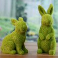thumbnail image 4 of Muñeco de conejo Farfi, figura decorativa práctica de resina, conejito de Pascua, simulación, decoración para decorar, 4 of 5