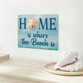 thumbnail image 5 of JennyGems Beach House Decor, Farmhouse Wall Art, Coastal Nautical Decor, Beach Wall Decor Farmhouse Bathroom Signs, Beach Signs Coastal Farmhouse Decor (Home Is Where the Beach Is), 5 of 9