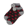 thumbnail image 7 of MeMoi Women's Color Hearts Buttersoft Plush Lined Low Cut Socks - Mens - Male, 7 of 7