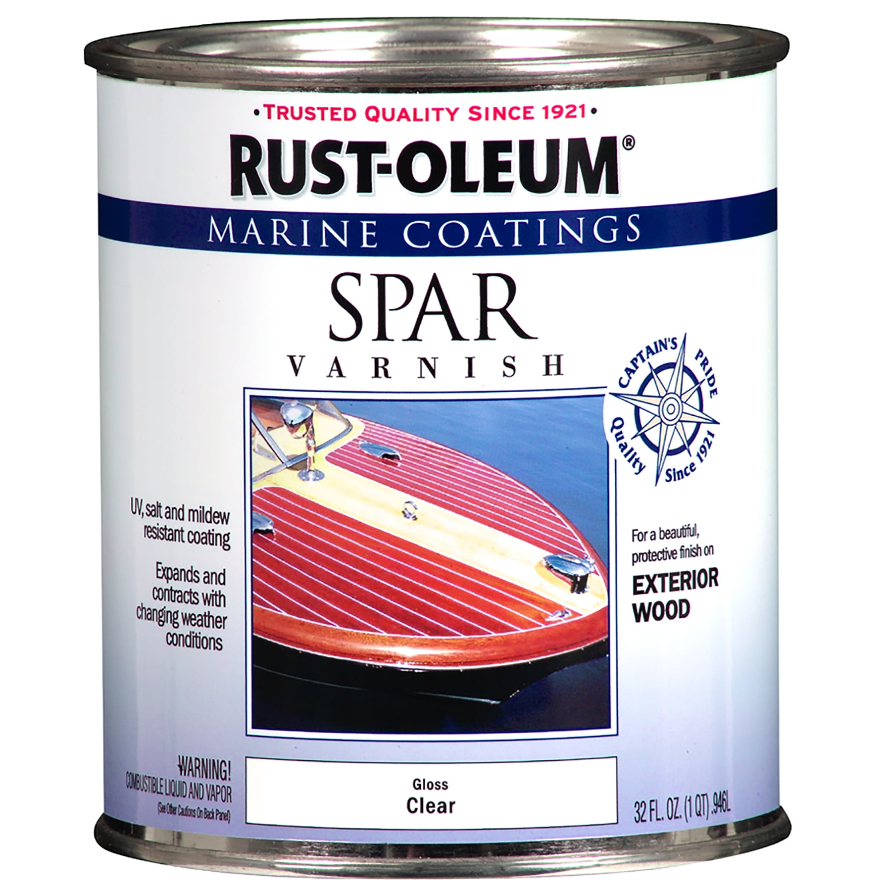 Rust-Oleum Not Available 207012 Marine Flat Boat Bottom Antifouling Paint Black 