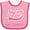 Pink and Red, variant on Inktastic Cute Like My Gammy Girls Baby Bib