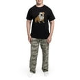 thumbnail image 5 of CafePress - Sitting Bulldog Men's Dark Pajamas - Men's Dark Loose Fit Cotton Pajama Set, 5 of 7