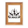thumbnail image 1 of Rock Roll Bursts Diffuse Notes Desktop Wooden Photo Frame Display Picture Art Painting Multiple Sets, 1 of 3